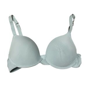 Juicy Couture Slight Push Up Women's Light Blue Bra Size 34B GUC